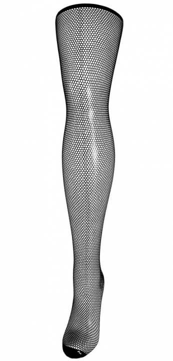 latex mesh stocking fishnet black laser cut in hexagonal mini pattern available at rubbertech-clothing.com